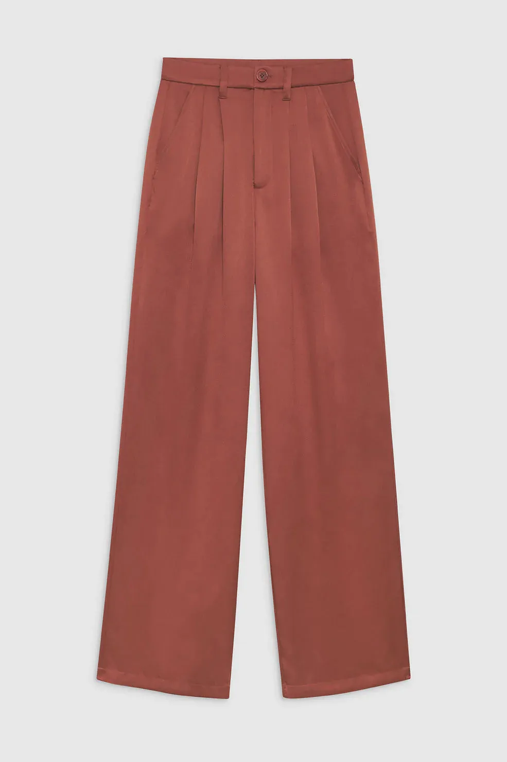 AB Carrie Pant - Terracotta Silk