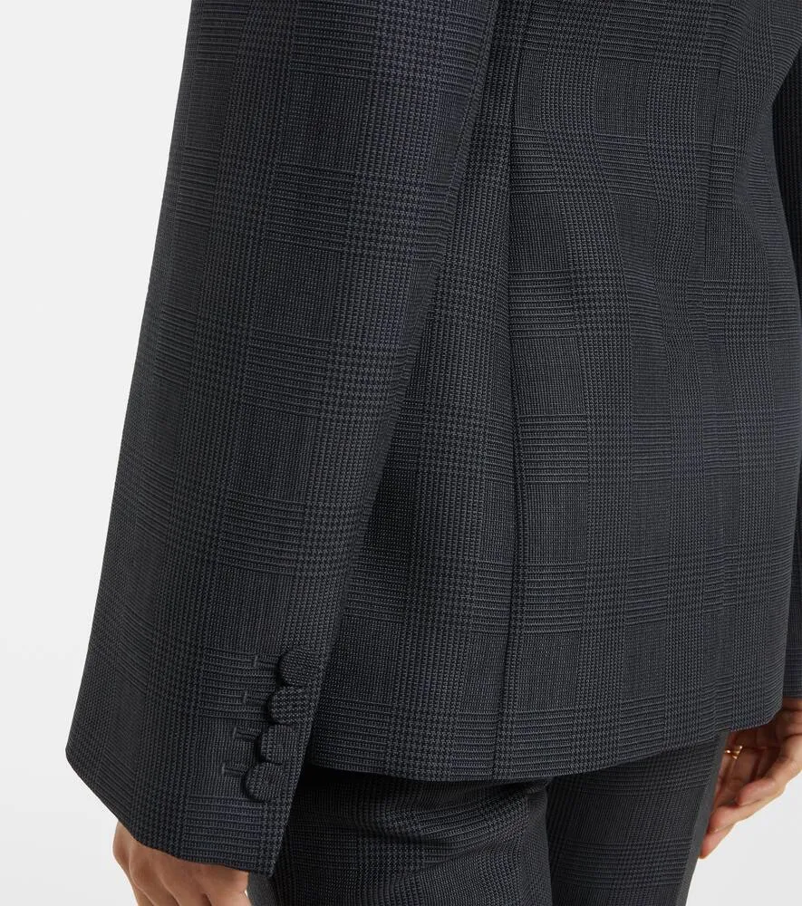 Alexander McQueen Wool and mohair blazer
