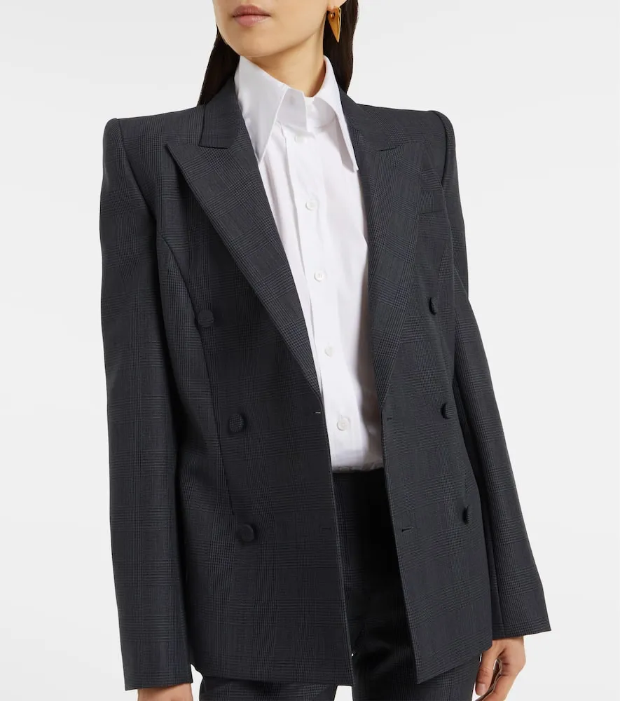 Alexander McQueen Wool and mohair blazer