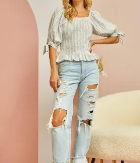 Andree By Unit - Anticipating More Smocked Blouse