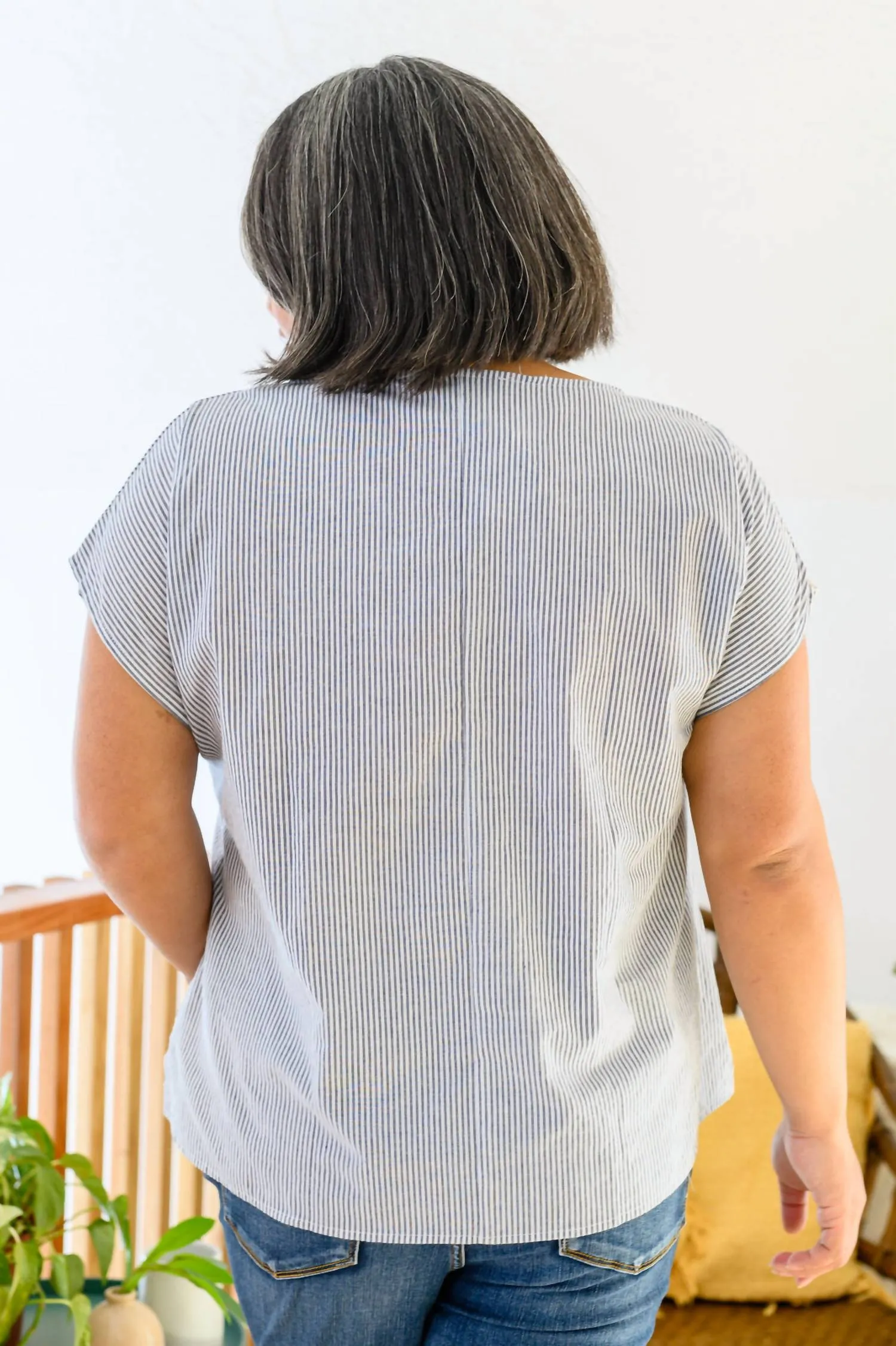 Andree By Unit - Canopy Of Crushes Striped Floral Top