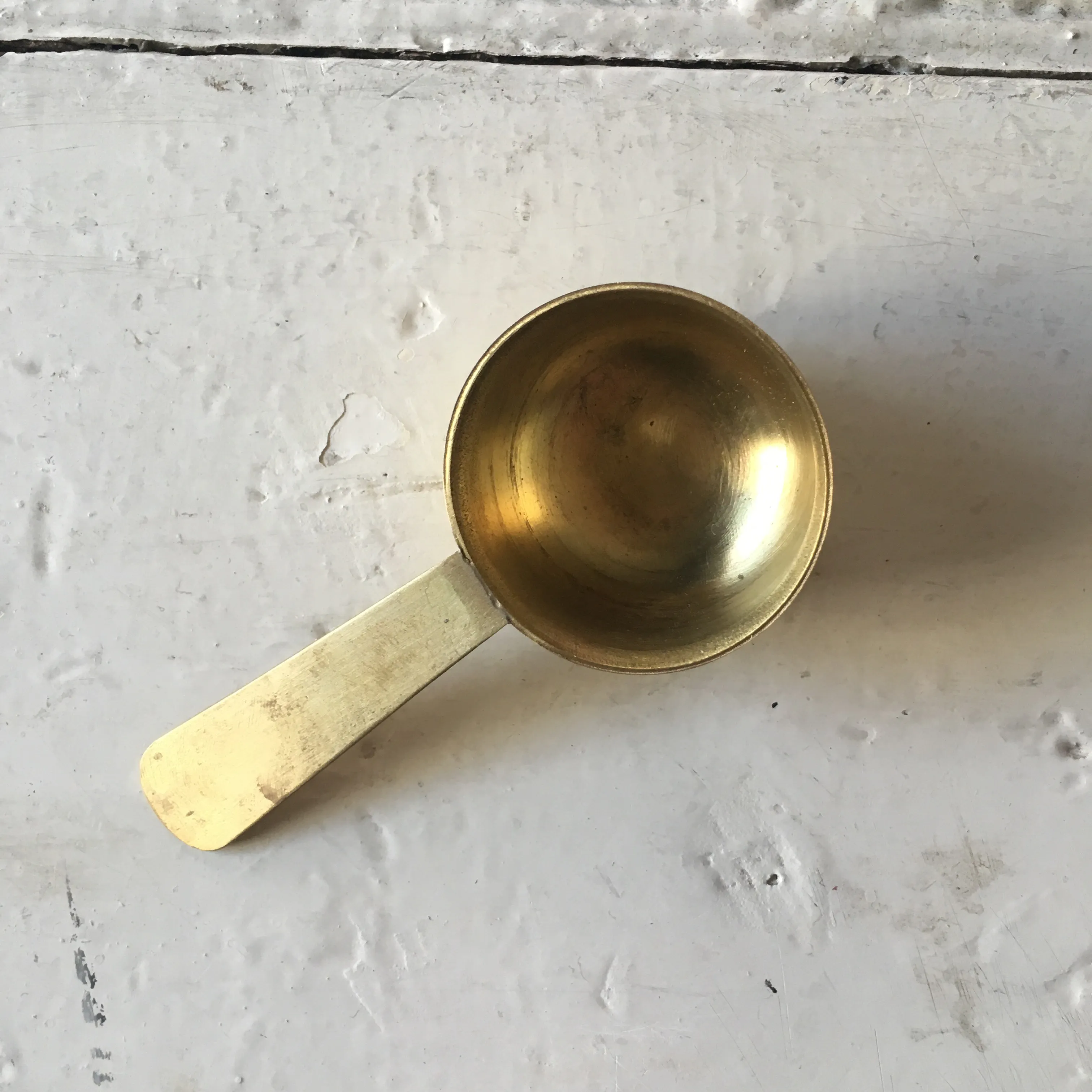 Fog Linen | Brass Coffee Scoop