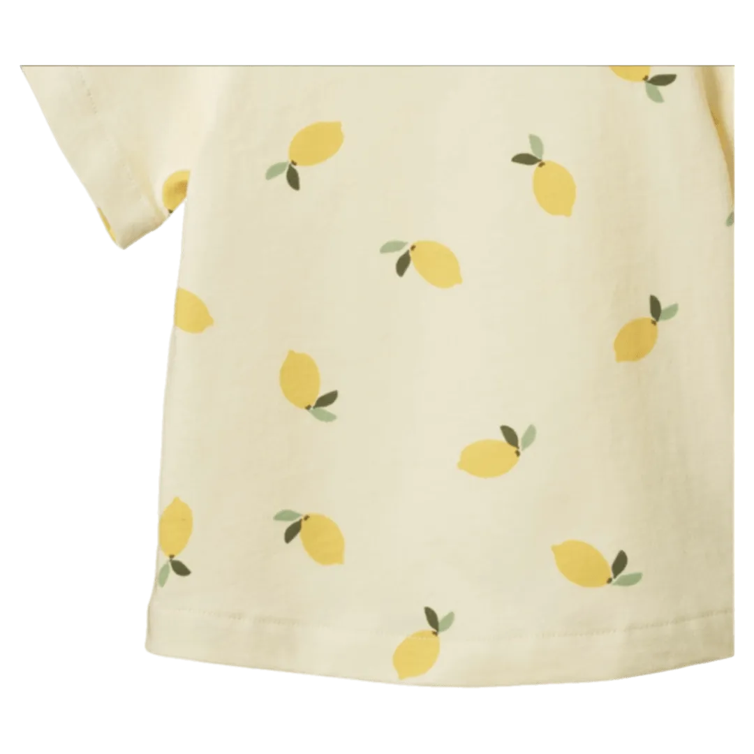 Juniper Tee - Lemon Cream
