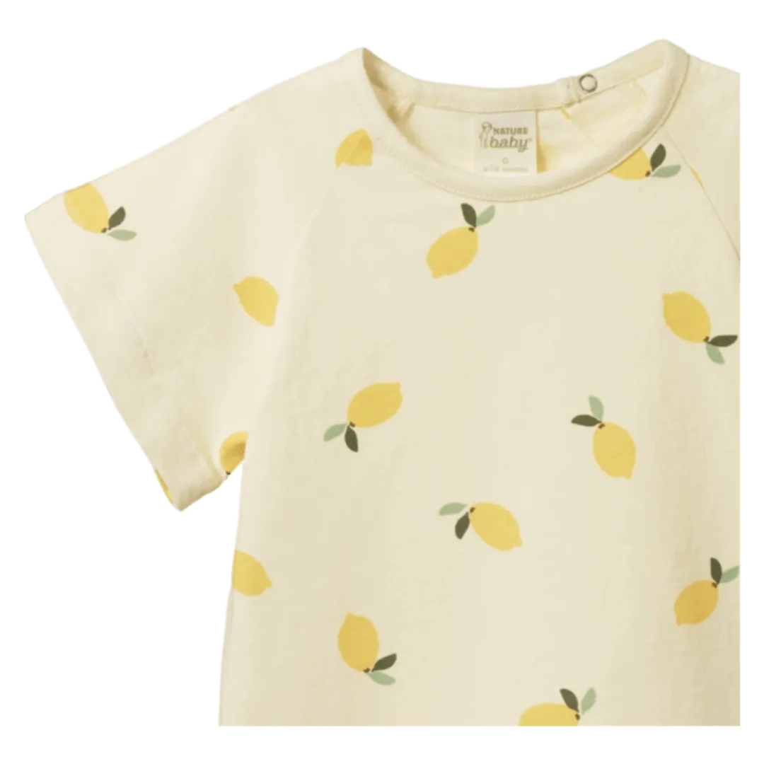 Juniper Tee - Lemon Cream