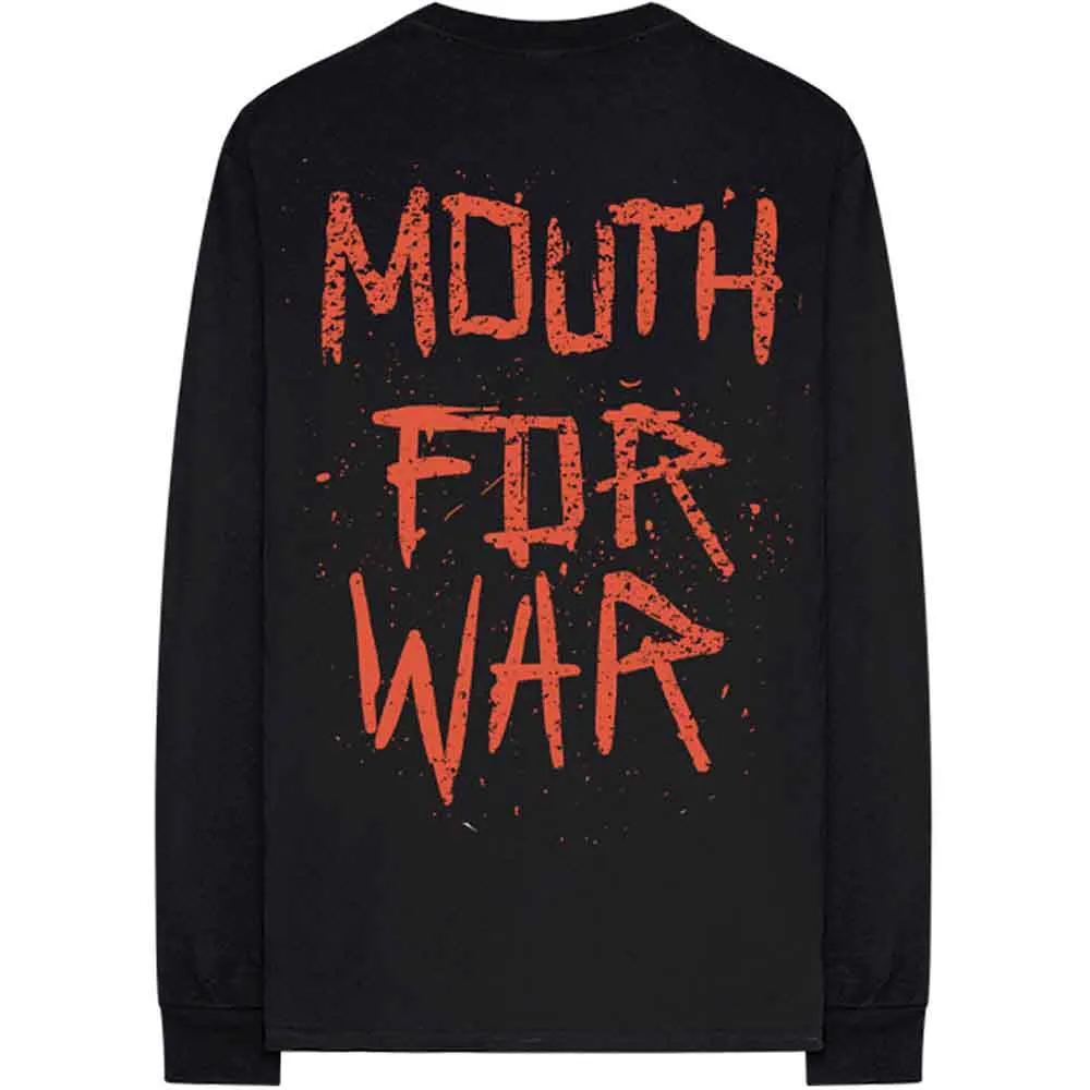 Pantera "Mouth For War" Black Long Sleeve T shirt