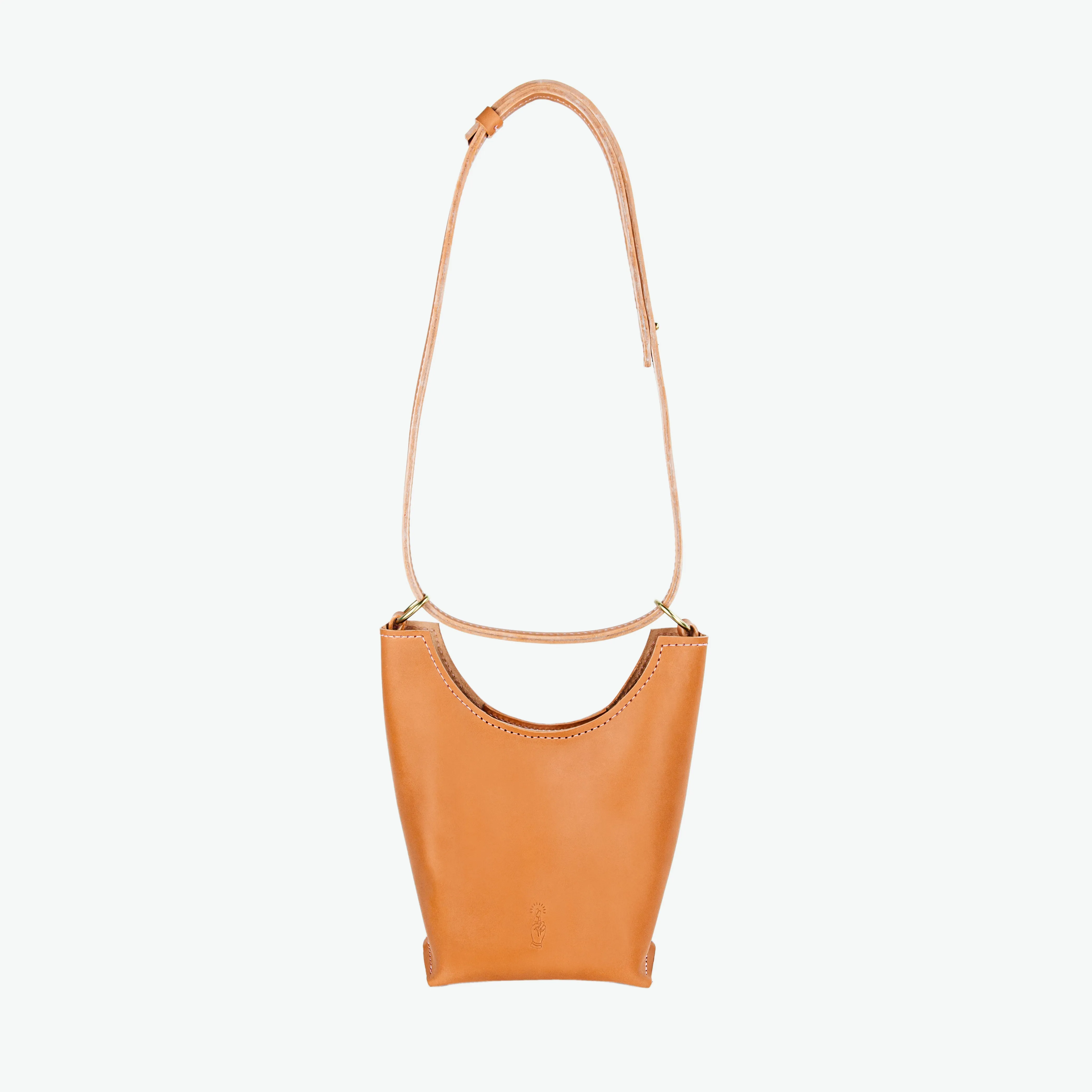 Phoebe Crossbody Tote - Almond