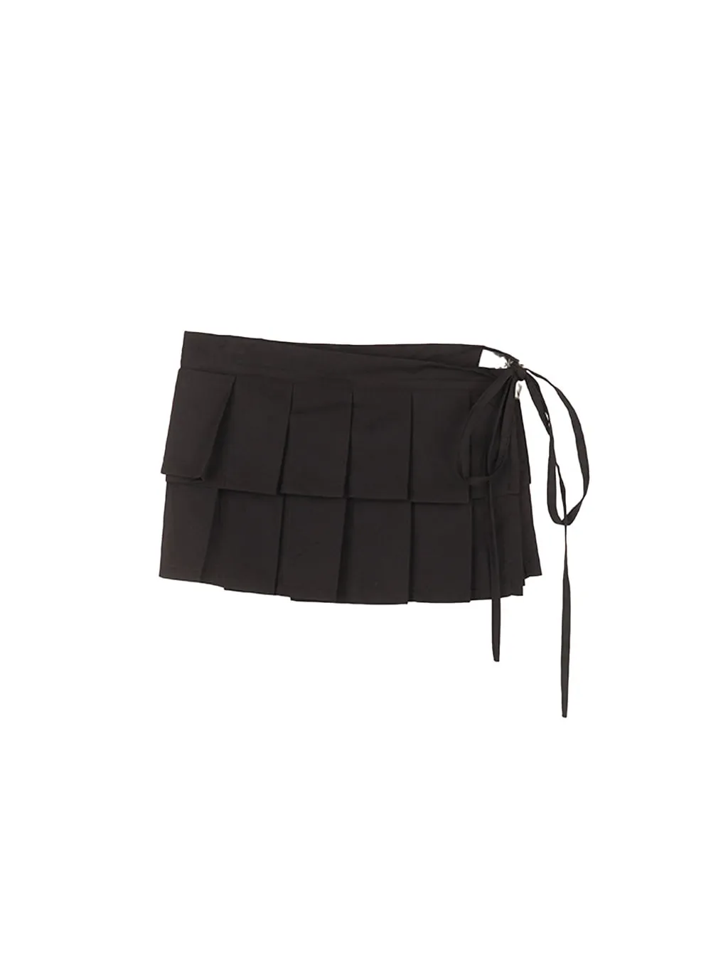 Pintuck Pleated Bootcut Skirt Pants CM503