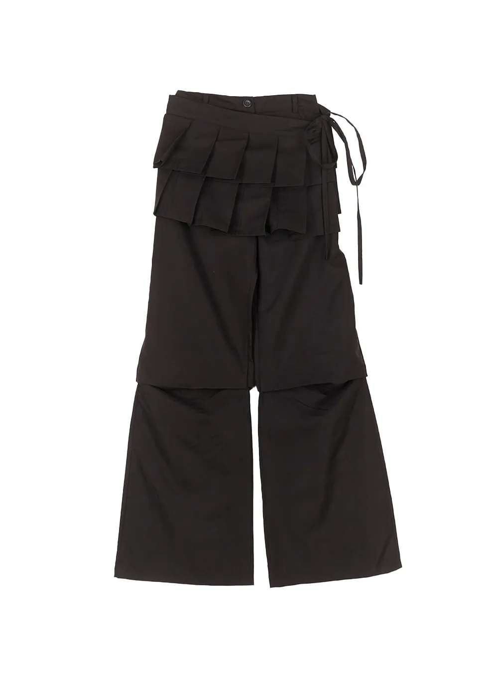 Pintuck Pleated Bootcut Skirt Pants CM503
