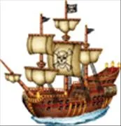 Pirate Ship Cut Out