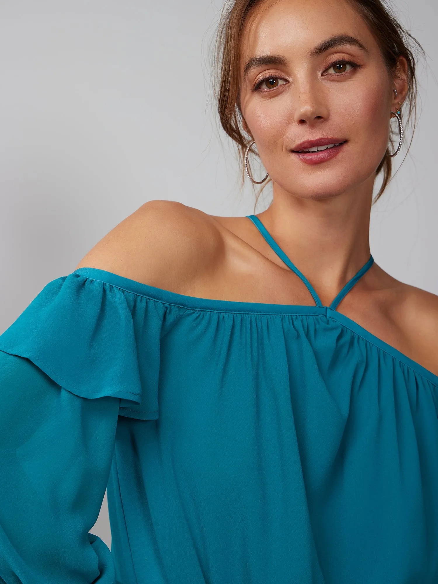 Ruffled Off Shoulder Top