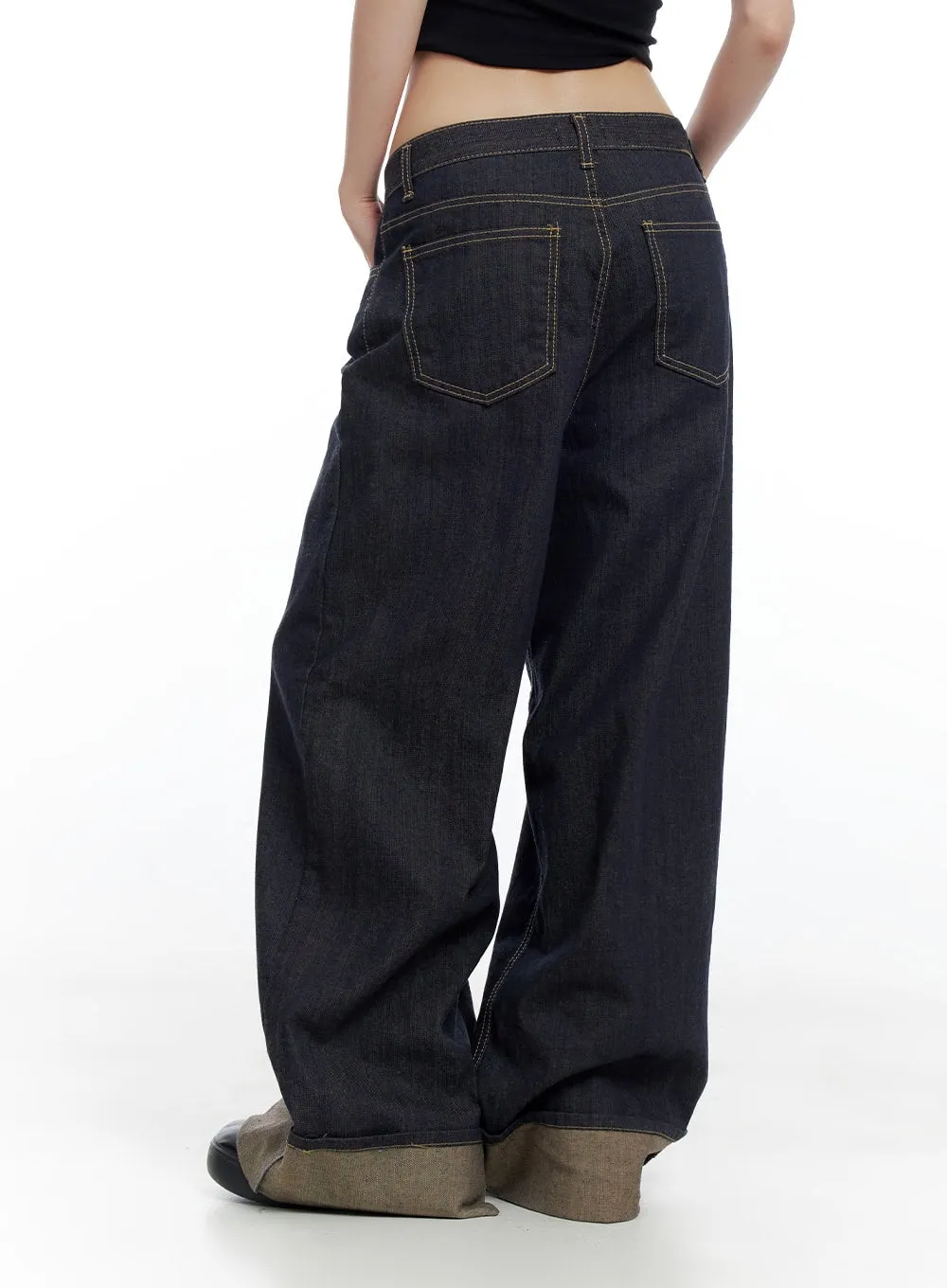 Sadie Roll-Up Denim Jeans CO426