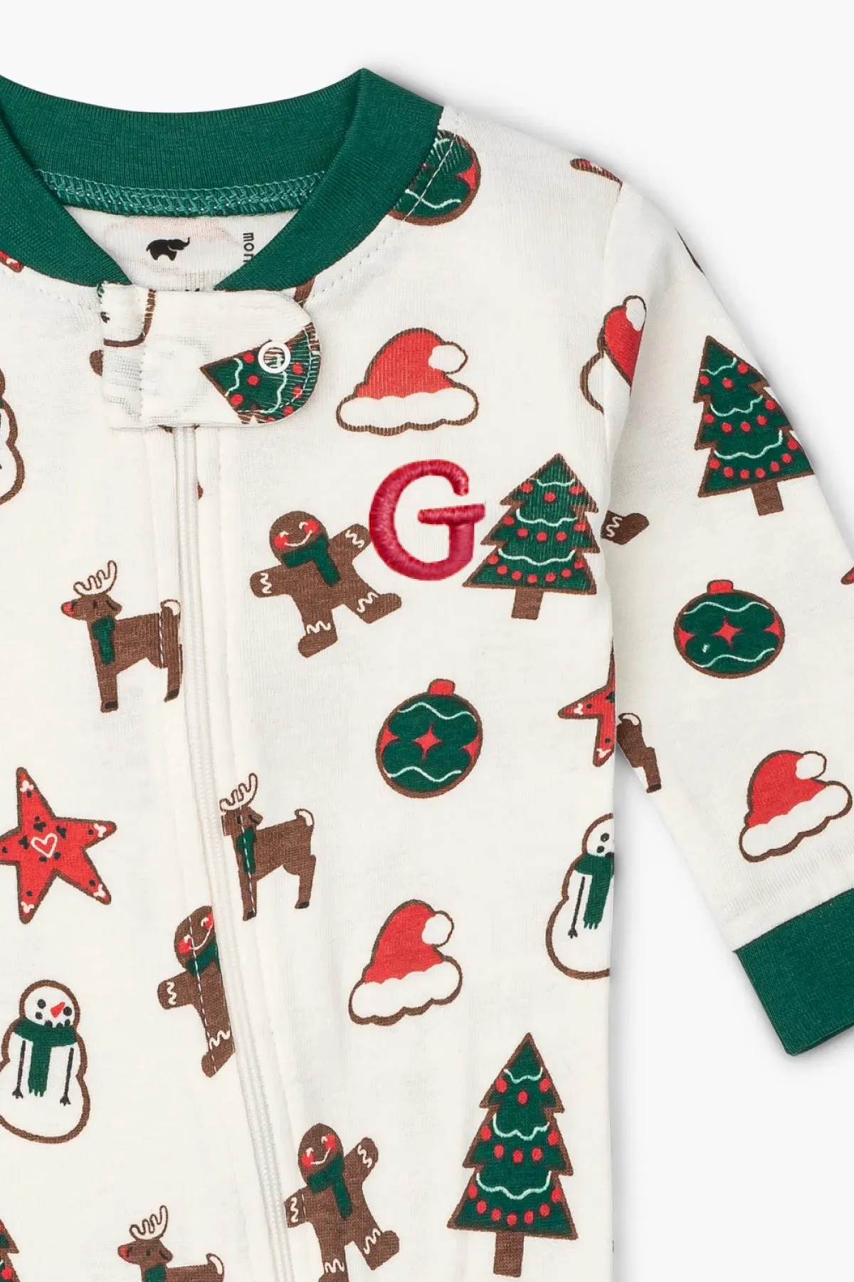 SALE - One-Piece Baby Pajamas_Christmas Cookies