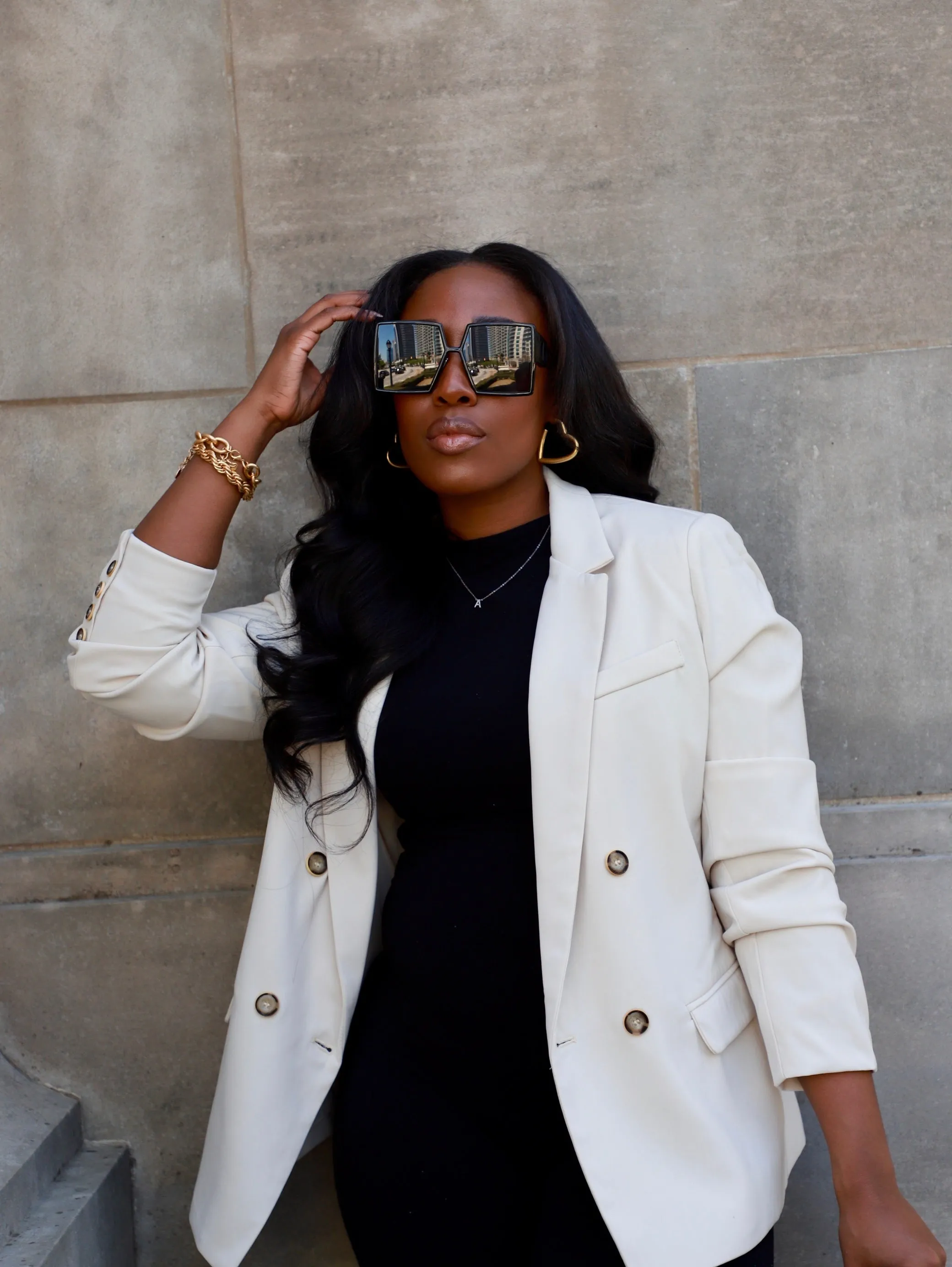 Serious Business | Oversized Blazer | Ivory