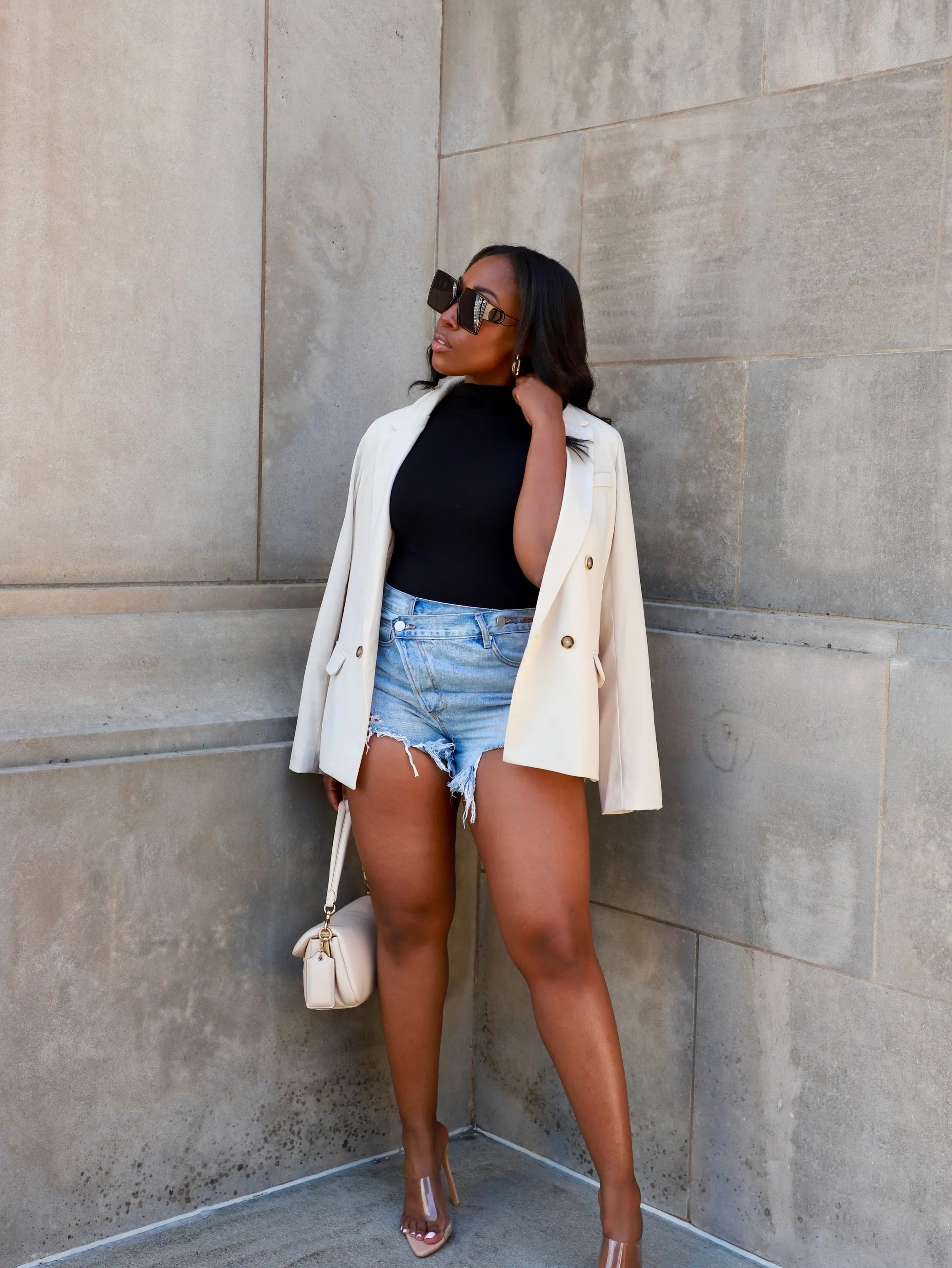 Serious Business | Oversized Blazer | Ivory