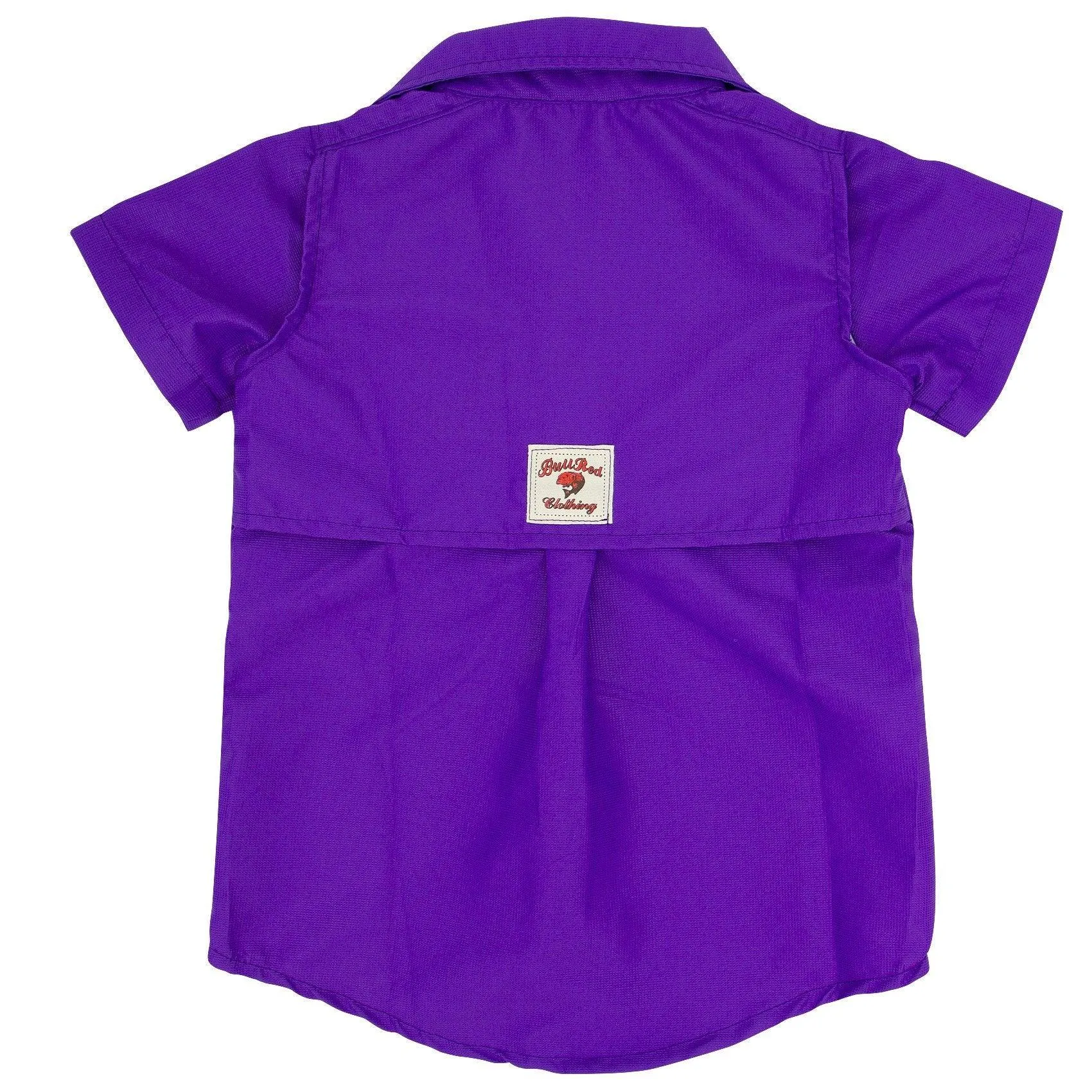 SIZE 4T PURPLE "BULLRED" TODDLER FISHING SHIRT