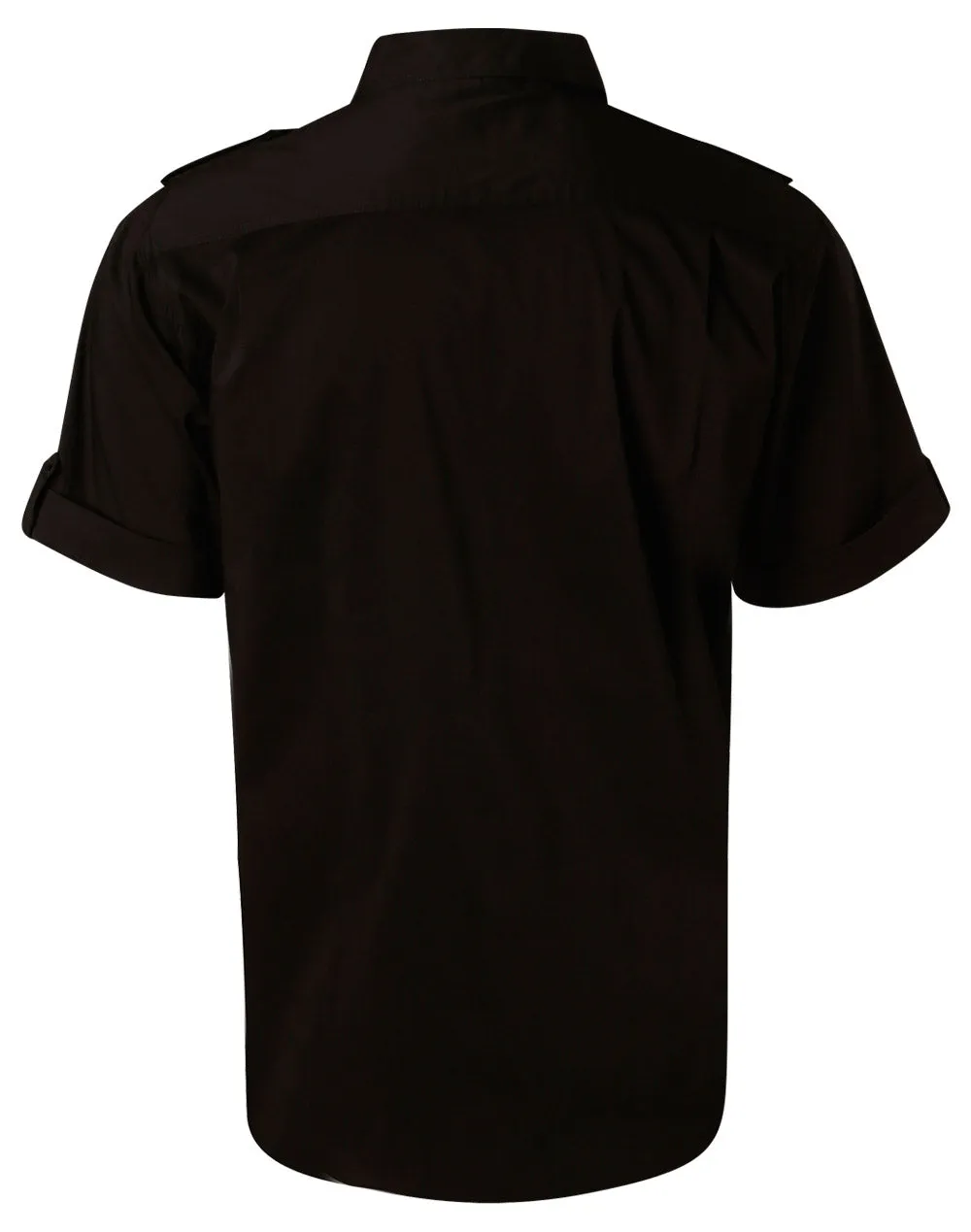 Winning Spirit Men's Short Sleeve Military Shirt (M7911)